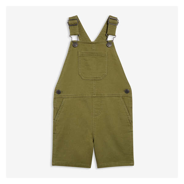 Toddler Boys' Twill Overall - Army Green